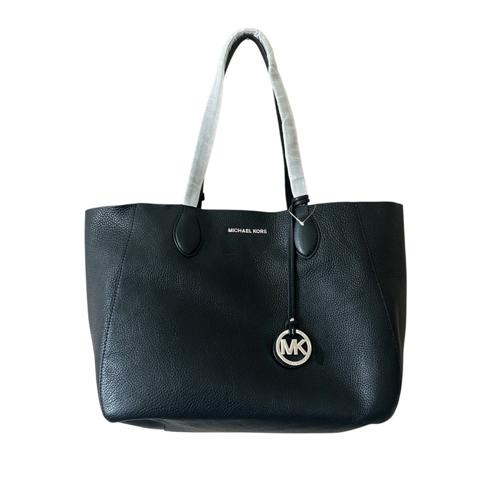Michael Kors Mae Large Pebbled Leather Reversible Tote NWT